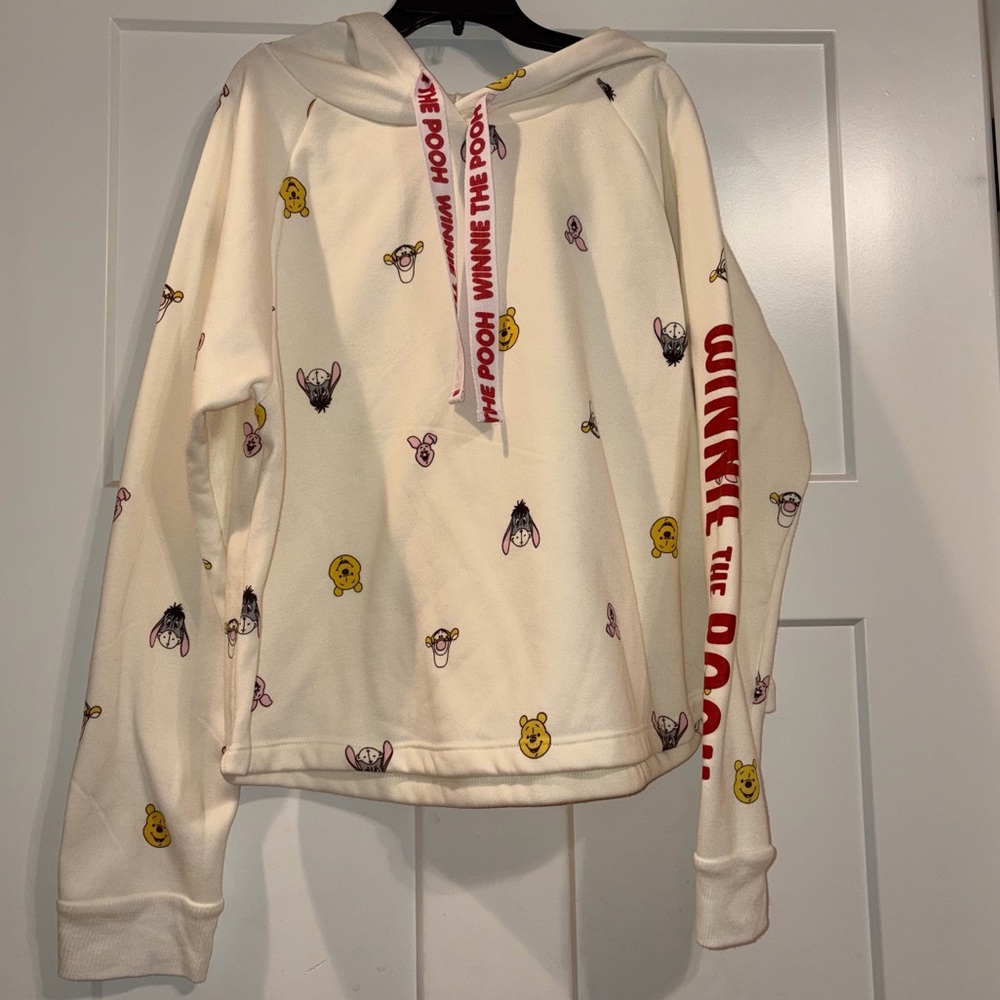 Disney Winnie the Pooh crop hoodie sweatshirt xxxl